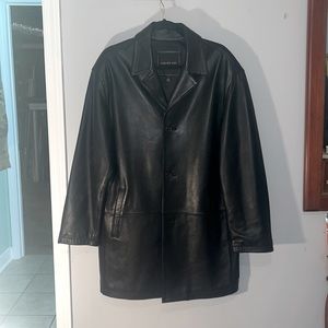 Marc New York - Andrew Marc Men’s Leather Coat size Medium